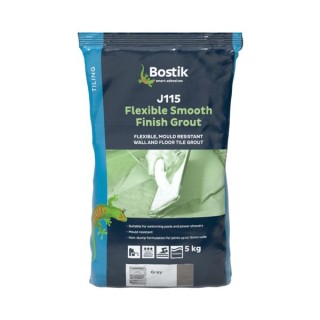 Bostik J115 Smooth Finish Grey Grout 5kg