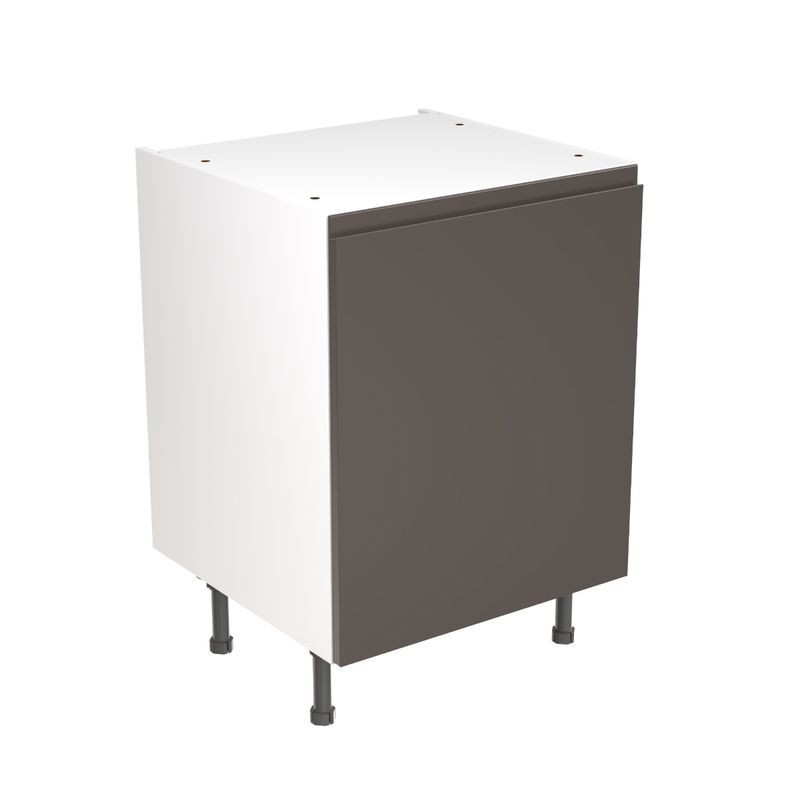 Flatpack Base Unit J-pull Super Gloss Graphite 600mm - FKKJ0404 Flatpack Base Unit J-pull Super Gloss Graphite 600mm - FKKJ0404