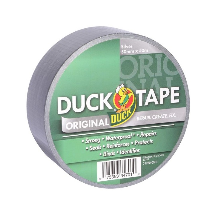 Duck Tape Original Silver 50mm x 50m