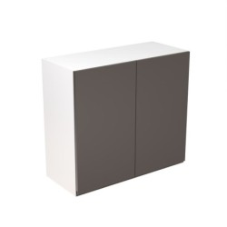 Flatpack Wall Unit J-pull Super Gloss Graphite 800mm - FKKJ0438