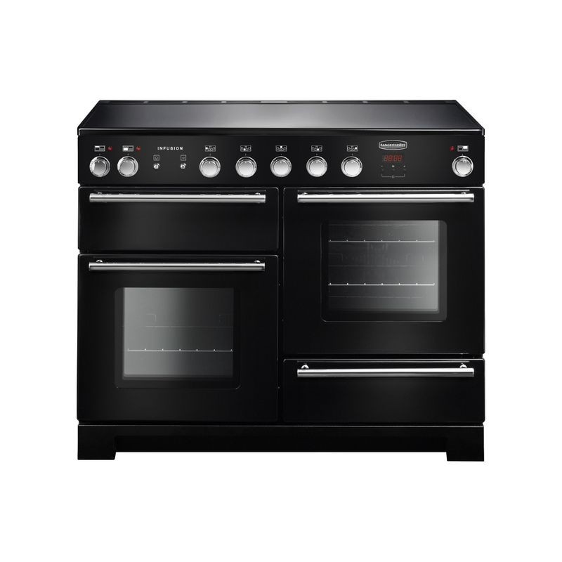Rangemaster Infusion Induction Range Cooker 110cm Black - INF110EIBL