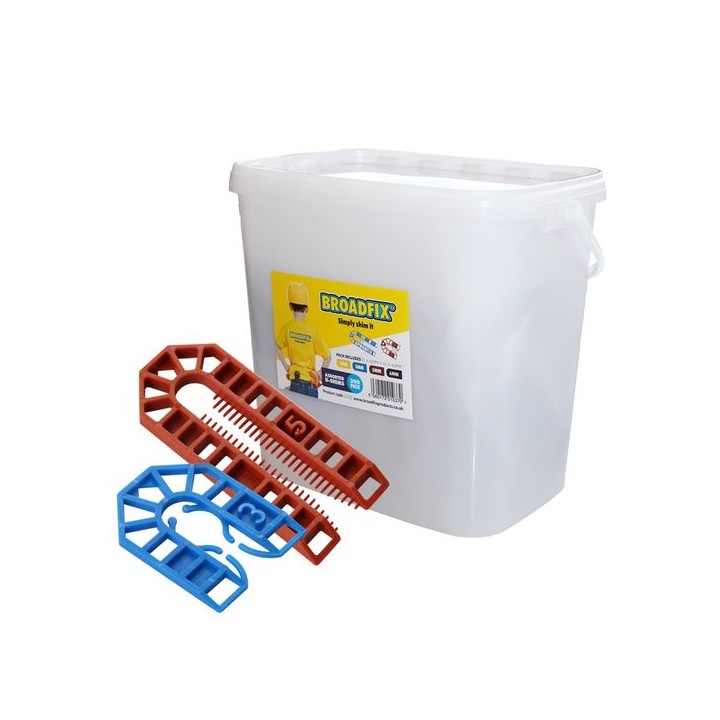Broadfix U Shims Assorted Size & Thickness Tub of 300
