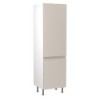 Flatpack 70 30 Fridge Freezer Tower J-pull Ultra Matt Light Grey 600mm - FKKJ0722