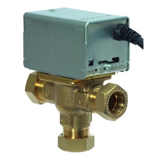 Honeywell Home 3 Port Mid Position Valve 28mm