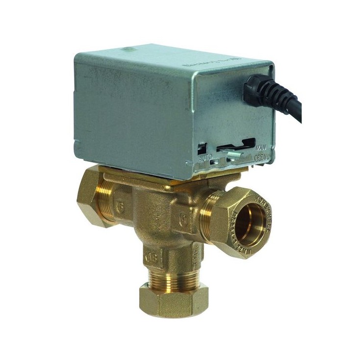 Honeywell Home 3 Port Mid Position Valve 28mm