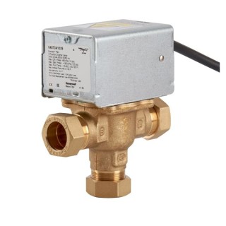 Honeywell Home 3 Port Motorised Mid Position Zone Plumbing Heating Valve 22mm V4073A1039/U