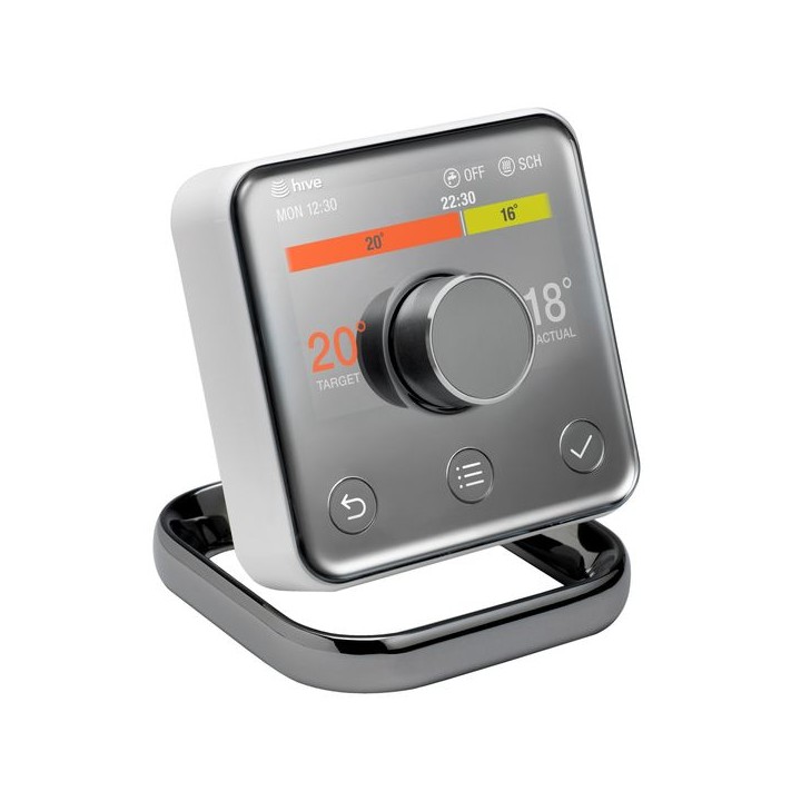 Hive Chrome Thermostat - Stand