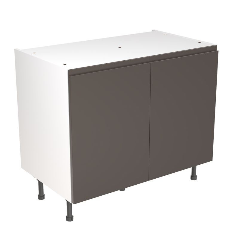 Flatpack Base Unit J-pull Ultra Matt Graphite 1000mm - FKKJ0908 Flatpack Base Unit J-pull Ultra Matt Graphite 1000mm - FKKJ0908