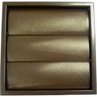 Bathrooms From TP R1162B Gravity Self Closing Grille Brown 100mm