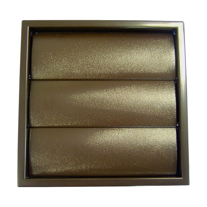 Bathrooms From TP R1162B Gravity Self Closing Grille Brown 100mm