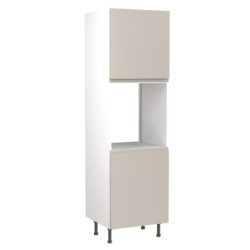 Flatpack Single Oven Tower J-pull Ultra Matt Light Grey Slab 600mm - FKKJ0731