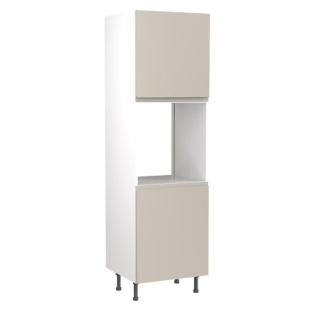Flatpack Single Oven Tower J-pull Ultra Matt Light Grey Slab 600mm - FKKJ0731