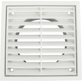 Bathrooms From TP R1152W Louvered Grille Fixed White 100mm