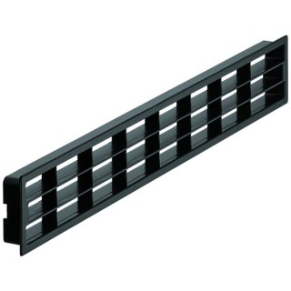 Ventilation Grille Black 458 x 65mm