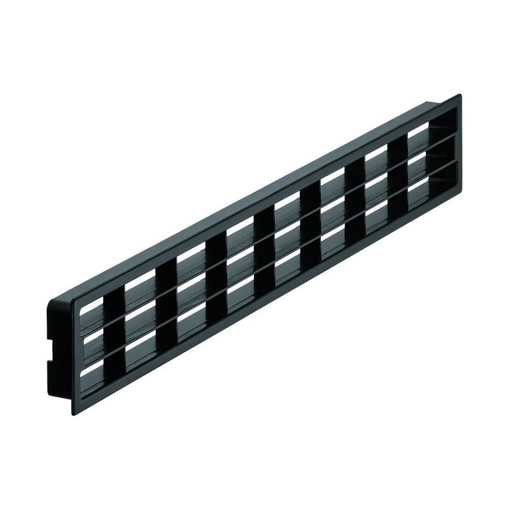 Ventilation Grille Black 458 x 65mm