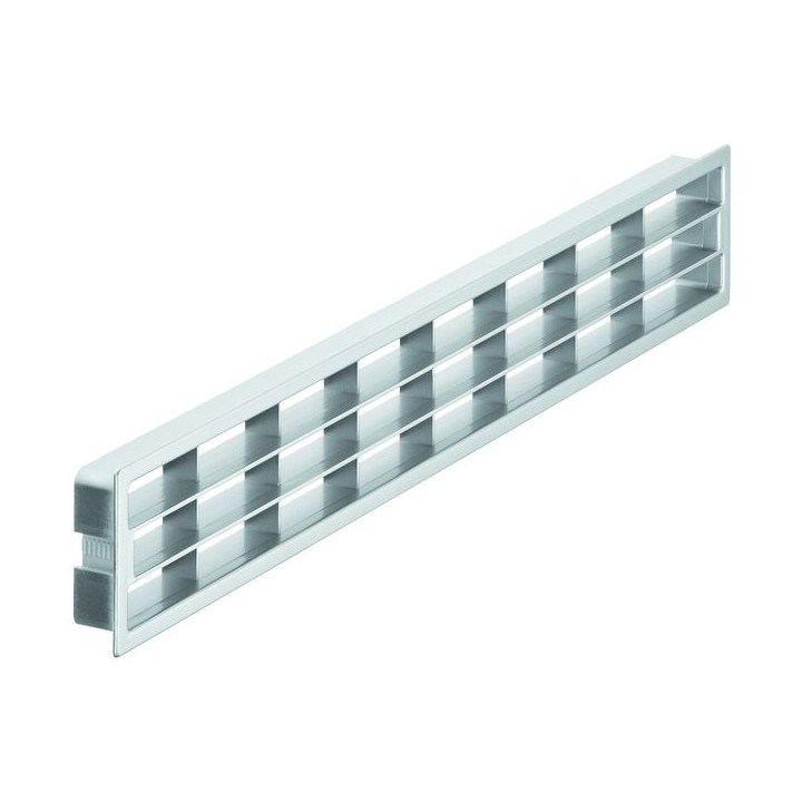 Ventilation Grille Matt Silver 458 x 65mm