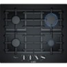Bosch Serie 6 60cm Gas on Glass Hob with Cast Iron Supports Black - PPP6A6B90