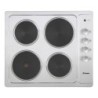 Candy Four Zone Electric Plate Hob with Rotary Controls Stainless Steel 60cm - CLE64KX