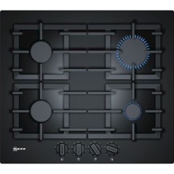 NEFF N70 Four Burners Gas Hob On Tempered Glass Black 60cm - T26CS49S0