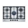 NEFF N70 5 Burner Gas Hob with Cast Iron Pan Supports Stainless Steel 75cm - T27DS59N0