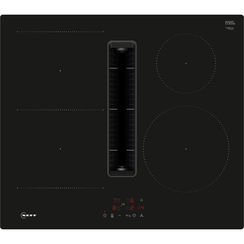 NEFF N50 Venting Hob with Touch Control Black Glass 60cm - V56NBS1L0