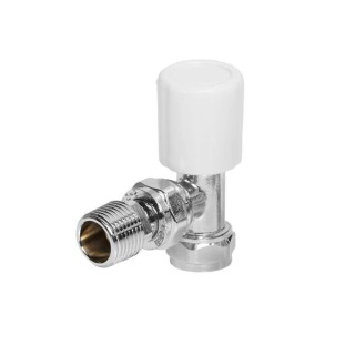 Towelrads Angled Lockshield White 125003