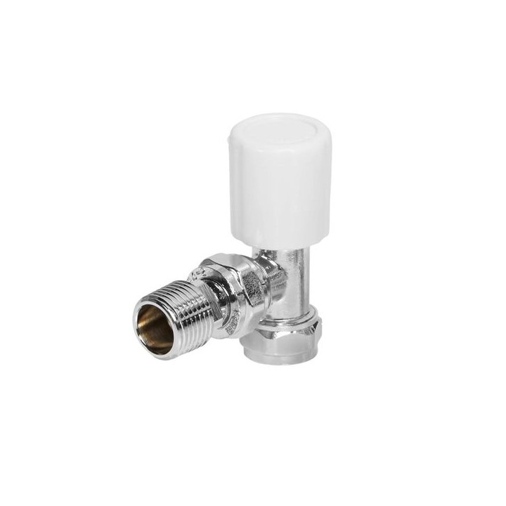 Towelrads Angled Lockshield White 125003