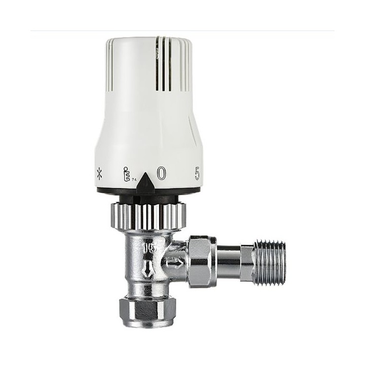 TRV 8/10/15mm x 1/2 Angled White TRV Only