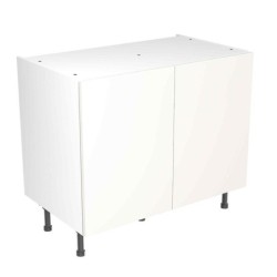 Flatpack Base Unit Value Slab Standard Matt White 1000mm - FKKM1008