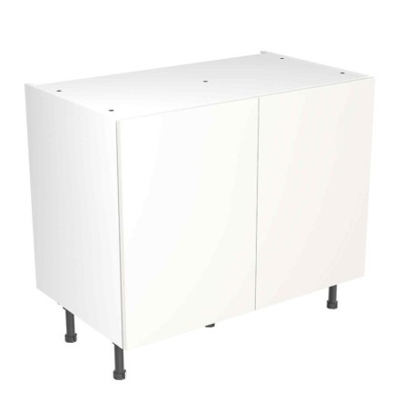 Flatpack Base Unit Value Slab Standard Matt White 1000mm - FKKM1008