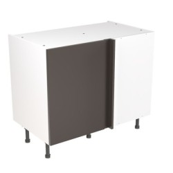 Flatpack Corner Base Unit Ultra Matt Graphite Slab 1000mm - FKKF0909