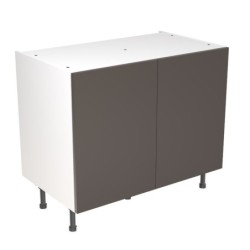Flatpack Base Unit Ultra Matt Graphite Slab 1000mm - FKKF0908