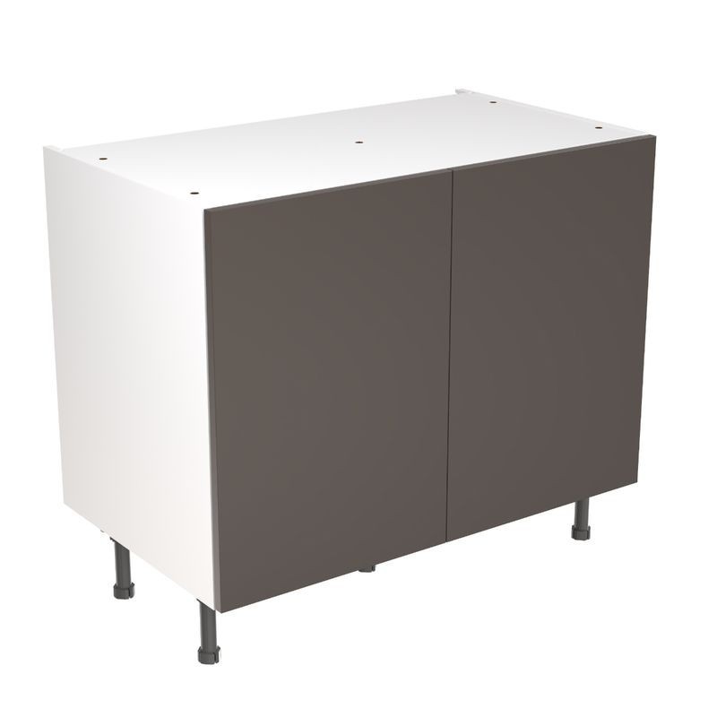 Flatpack Base Unit Ultra Matt Graphite Slab 1000mm - FKKF0908