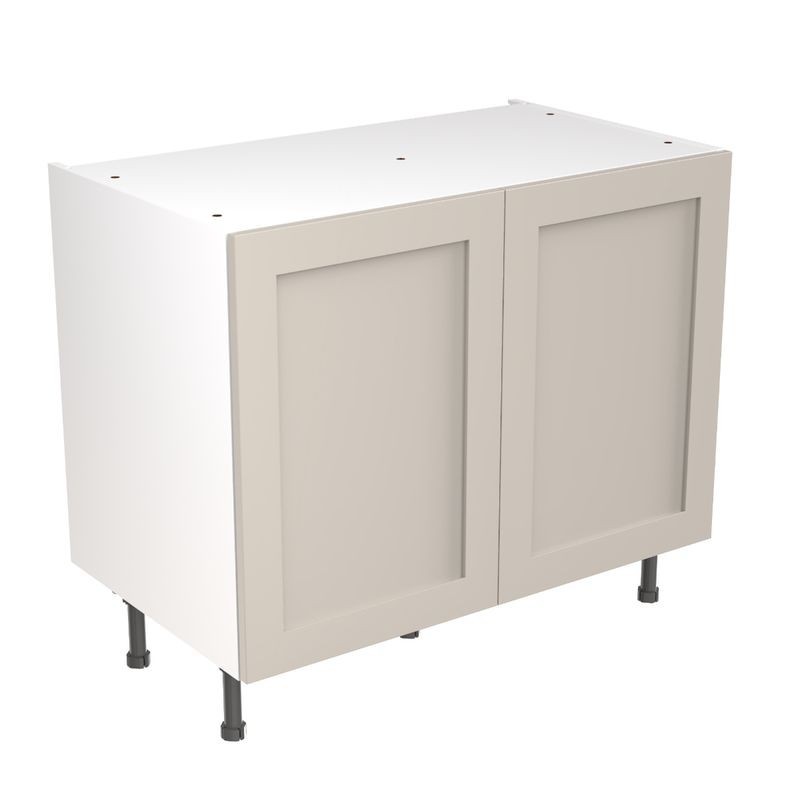 Flatpack Base Unit Shaker Ultra Matt Light Grey 1000mm - FKKH0708