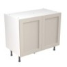 Flatpack Base Unit Shaker Ultra Matt Light Grey 1000mm - FKKH0708