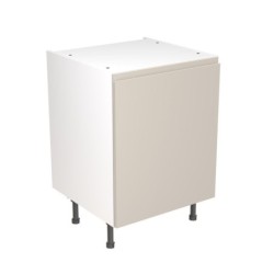 Flatpack Base Unit J-pull Super Gloss Light Grey 600mm - FKKJ0204