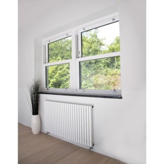 Oxfordshire Horizontal Gun Metal Radiator 600mm x 590mm