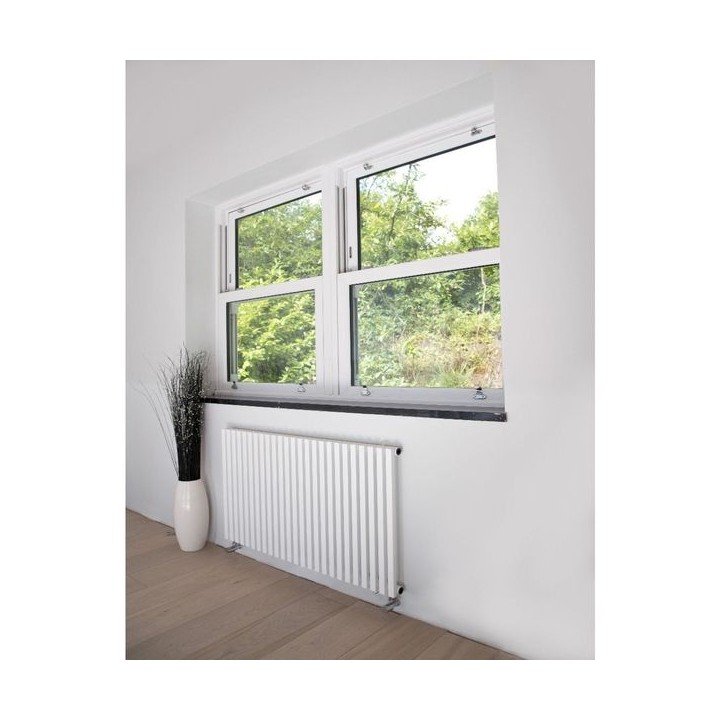 Oxfordshire Horizontal Gun Metal Radiator 600mm x 590mm