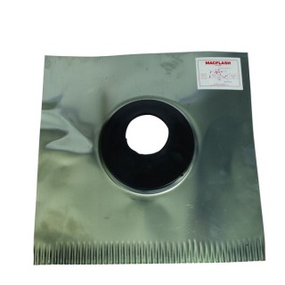 Aluminium Roof Flashing 18in x 18in Base x 4in Pipe RS1