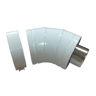 Grant ELBK2245/200 90-200 Vertical Balanced Flue High Level 45 Deg Elbow