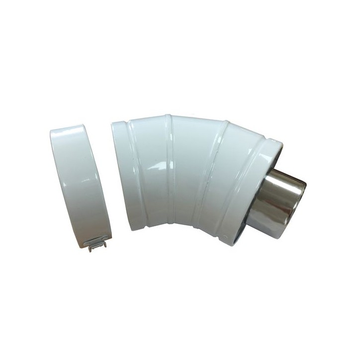 Grant ELBK2245/200 90-200 Vertical Balanced Flue High Level 45 Deg Elbow