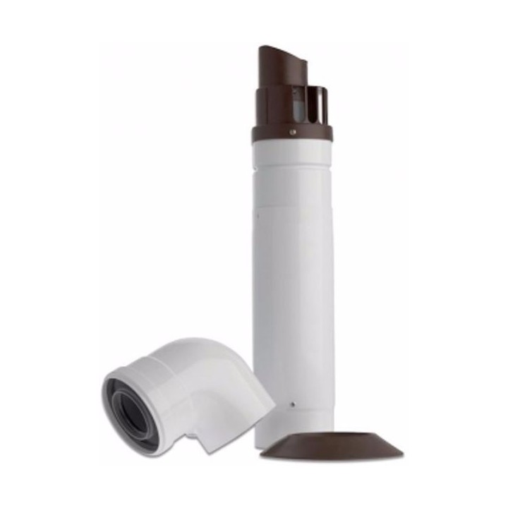 Baxi 720599401 Multifit Telescopic Horizontal Flue Inc Low Profile Bend