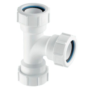 McAlpine Plastic Trap 1.5in Swept Tee V1m