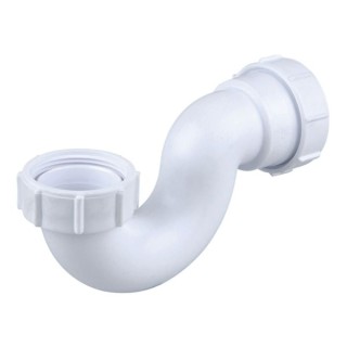 Wavin Osma Waste bath trap shallow seal 40mm white