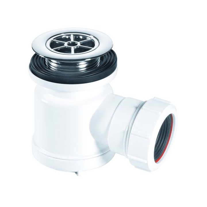 McAlpine STW3-R Chrome Shower Trap 38mm