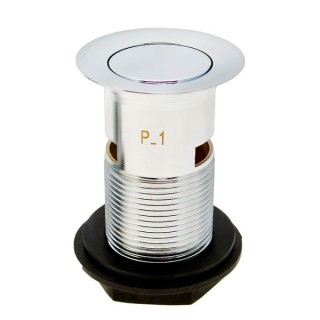 Embrass Peerless 201877 1 1/4in Flip Plug Basin Waste Slotted Chrome Plated