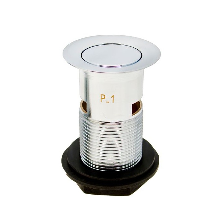 Embrass Peerless 201877 1 1/4in Flip Plug Basin Waste Slotted Chrome Plated