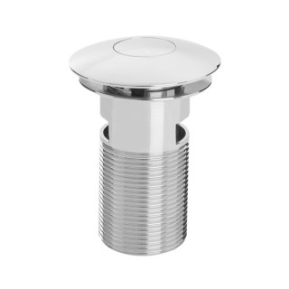 Bristan W BASIN08 C Round Push Basin Waste Slotted C