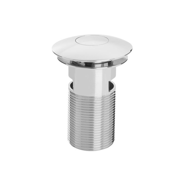 Bristan W BASIN08 C Round Push Basin Waste Slotted C