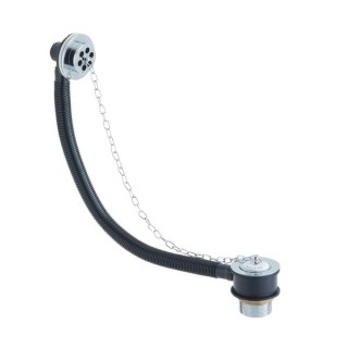 Bristan W BATH01 C Trad Bath Waste with Porcelain Plug Slotted C
